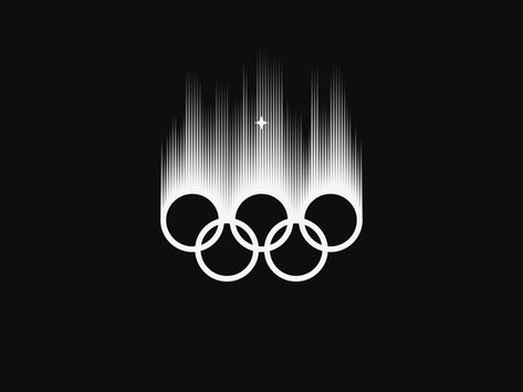 Olympic Logo Challenge: Minnesota by Studio du Nord on Dribbble Logo Challenge, Olympic Logo, Olympic Rings, Black Background Images, Olympic Team, Program Ideas, School Stickers, Sports Wallpapers, Design Jobs