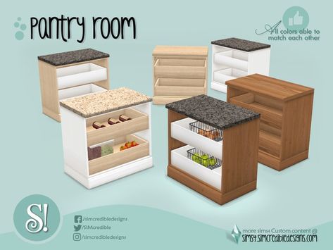 The Sims 4 Pantry Cc, Pantry Sims 4, Sims 4 Cc Furniture Pantry, Simcredible Naturalis, Sims Resource Sims 4 Furniture, Pantry Sims 4 Cc, Sims 4 Simcredible, Sims 4 Pantry Cc, Sims 4 Pantry