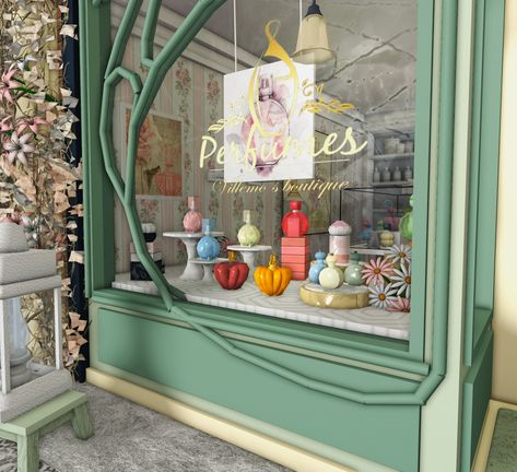 Twitter Shops To Build In Bloxburg, Bloxburg Paris Town, Bloxburg Boutique, Bloxburg Flower Shop, Bloxburg Paris, Bloxburg Cafe, City Exterior, Bloxburg Designs, Vine Decal