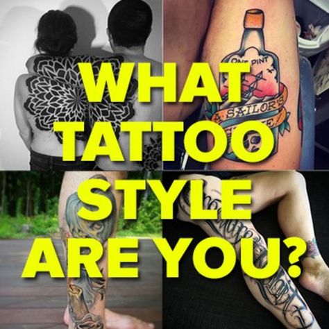 Styles Of Tattoos Chart, Tattoo Chart, Different Styles Of Tattoos, Sailor Tattoo, Type Tattoo, Artists And Models, Style Tattoo, Inked Magazine, Different Tattoos