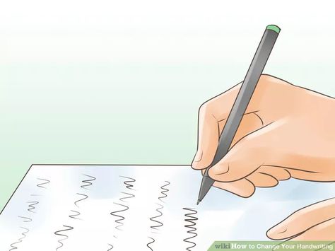 Image titled Change Your Handwriting Step 16 How To Change Handwriting, How To Change Your Handwriting, Change Handwriting, Change Your Handwriting, Writing Fonts, Handwriting, You Changed, Make Your, Writing