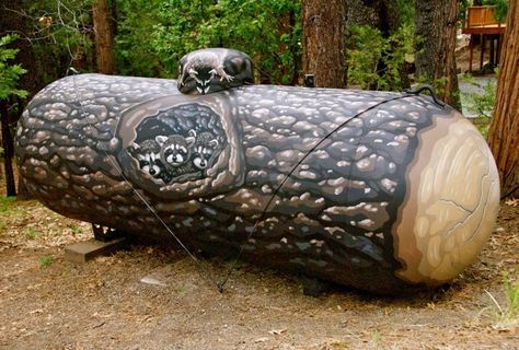 Propane Tank Art, Propane Tank Cover, Propane Tanks, Lp Tank, Up House, Tank Design, Propane Tank, Gas Tanks, Cabins In The Woods