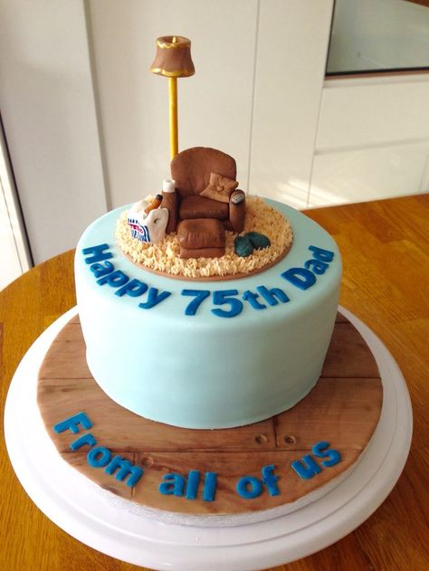 75th birthday cake 75th Birthday Cake For Grandfather, Grandfather Birthday Cake Ideas, 75th Birthday Cake Ideas, 75th Birthday Cake For Dad, Grandfather Cake, 75th Birthday Ideas For Mom, 75th Birthday Ideas, Grandpa Birthday Cake, Bundt Cake Decorations