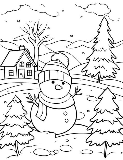 Winter Scene Bulletin Board Ideas, Winter Coloring Pages, Monster Truck Coloring Pages, Free Christmas Coloring Pages, Coloring Pages Winter, Puppy Coloring Pages, Christmas Coloring Sheets, Shark Coloring Pages, Spring Coloring Pages