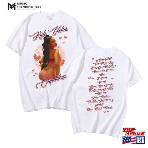 Kali Uchis 2024 Orquideas Shirt Orquídeas Tracklist Classic Hoodie Check more at https://musictrendingtees.com/product/kali-uchis-2024-orquideas-shirt-orquídeas-tracklist-classic-hoodie/ Kali Uchis, Branded Sweatshirts, Music Album, Style T Shirt, Shirt Brand, Classic White, Hooded Sweatshirt, Heavy Cotton, Cotton Tee