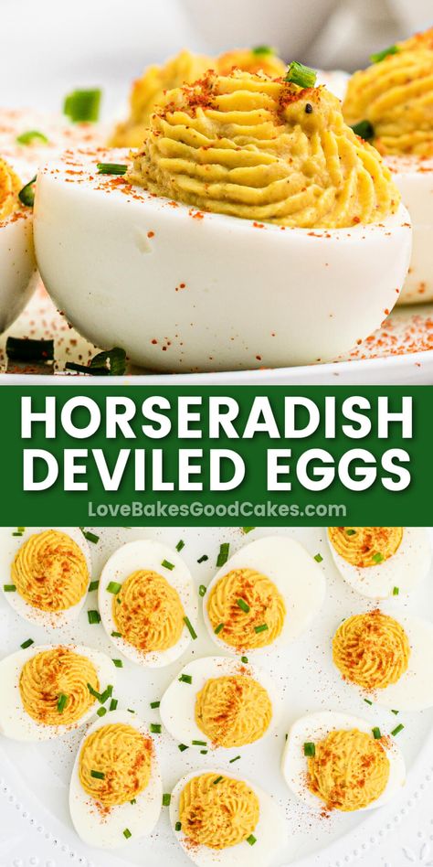 Horseradish Deviled Eggs Recipe, Horseradish Deviled Eggs, Horseradish Recipes, Deviled Eggs Recipe Easy, Devilled Eggs Recipe Best, Best Appetizer, Devilled Eggs, Fast Meals, Best Deviled Eggs