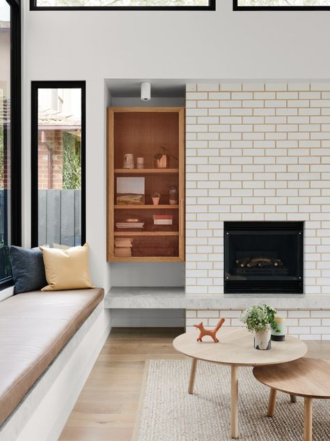 Dwell - A Run-Down Melbourne Bungalow's Makeover Embraces Light and Family Life Tokyo Penthouse, Australian Interior, Rose House, Light Hardwood, Bungalow Renovation, Light Hardwood Floors, Joinery Details, Australian Interior Design, Combat Style