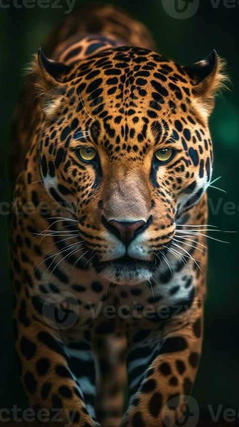 Realistic Jaguar on Dark Background Generative AI Jaguar Photo, Fantasy Jaguar, Fantasy Jaguar Art, Jaguar Pictures, Jaguar In Tree, Jaguar In Jungle, Tiger Tattoo, Cityscape Photos, Aerosmith