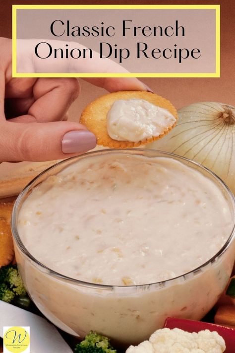 Classic French Onion Dip Recipe French Onion Dip Recipe Lipton, Lipton Onion Soup Dip Recipe, Lipton Onion Soup Mix Recipes, Onion Soup Dip Recipe, Lipton Onion Dip, Soup Mix Recipes, French Onion Dip Recipe, Onion Soup Mix Recipe, Onion Dip Recipe