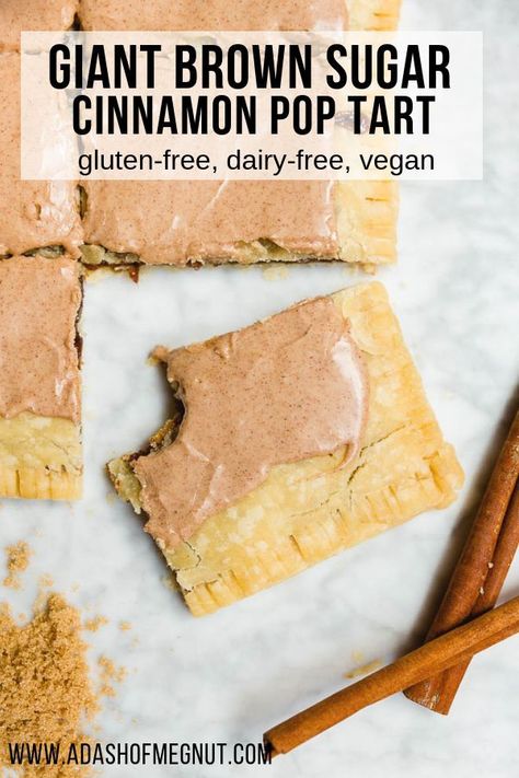 Low Carb Vegan Breakfast, Childhood Breakfast, Cinnamon Pastry, Poptart Recipe, Cinnamon Filling, Cinnamon Glaze, Pop Tart, Oreo Dessert, Gluten Free Sweets