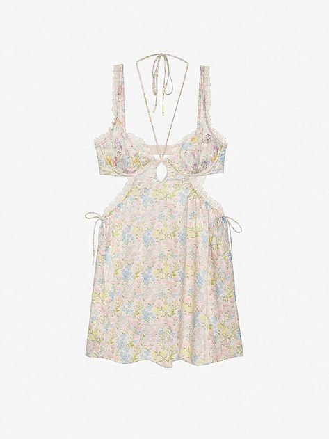 Glitter Garden Slip Dress - Sleep & Lingerie - Victoria's Secret Sleep Lingerie, Outfit Inso, Senior Photo Outfits, Satin Style, Fashion Inspiration Board, Lemon Dress, Dreamy Dress, Lace Trims, For Love And Lemons