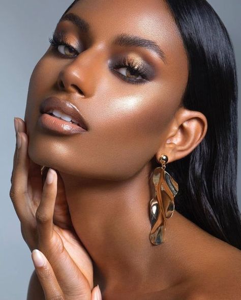 Black Wedding Makeup, Glam Glow, Best Wedding Makeup, Photoshoot Makeup, Beauty Photoshoot, Make Up Looks, Beauty Shoot, Foto Poses, Beauty Shots