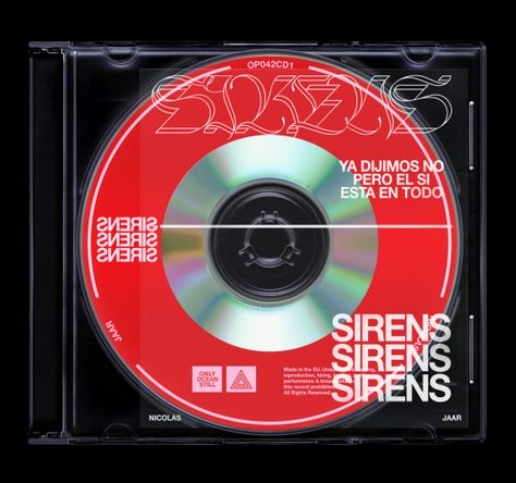 Sirens. If you want to customize a good-looking CD and CD packaging, visit www.unifiedmanufacturing.com. Nicolas Jaar, Cd Packaging, Cd Cover Design, Cd Design, Album Art Design, Music Cover, Cover Art Design, Music Artwork, Album Cover Design