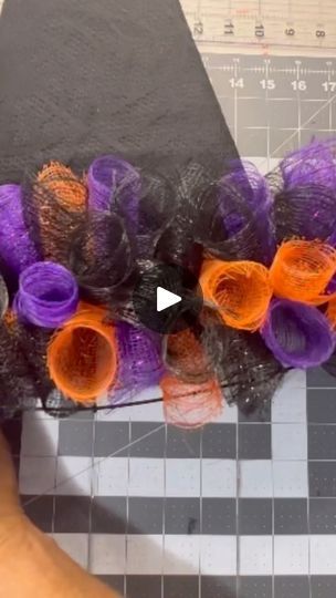 12K views · 307 reactions | DIY Witch Hat Wreath for an Enchanting Welcome💜🧡#holliehobbies#halloweendiy | Hollie Hobbies | Hollie Hobbies · Original audio Witches Hat Wreath Diy, Hat Wreath Diy, Diy Witch Hat, Witch Hat Wreath, Diy Witch, Hat Wreath, Witch Diy, Witches Hat, Wreath Diy