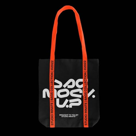 Tote Bag Typography, Tote Bags Design, Brand Merch, Merchandise Ideas, Tote Design, Branding Strategy, Clothing Packaging, Merch Ideas, Bag Mockup