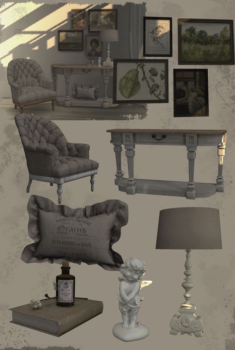 Sims 4 Victorian House, Pinkbox Anye, Living Room Sims 4, Sims 4 Cc Furniture Living Rooms, Bedroom Victorian, Sims 4 Bedroom, Pelo Sims, Sims 4 Cc Folder, Free Sims