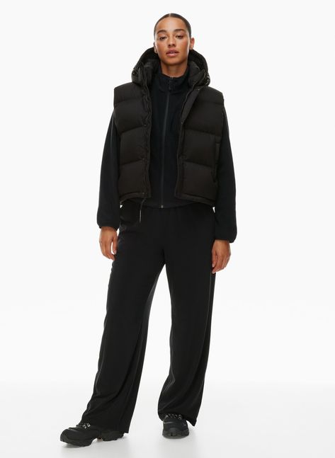 THE SUPER PUFF™ SHORTY VEST | Aritzia Aritzia Puffer Jacket, Aritzia Vest, Aritzia Puffer, Super Puff Vest, Super Puff Long, Aritzia Super Puff, Puffer Vest Fashion, The Super Puff, Bulky Sweaters