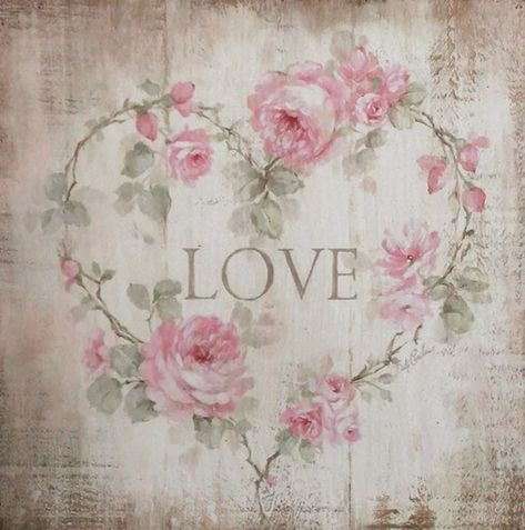 Shabby Chic Pink Roses Love Sign Wood Wall Art Floral Wall - Etsy Debi Coules, Chic House, The Word Love, Shabby Chic Living, Deco Rose, Romantic Shabby Chic, Shabby Chic Living Room, Shabby Chic Pink, Shabby Chic Bedrooms