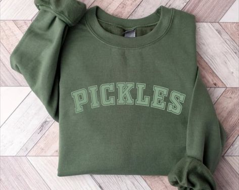 Funny Pickles Sweatshirt,pickle Shirt Gift for Pickle Lover,things I Do in My Spare Pickle Jar Crewneck,funny Canning Tee Vegetables Lover - Etsy Pickle Lover, College Style, College Fashion, Crew Neck Shirt, Cute Shirts, Pickles, Custom Shirts, Shirt Designs, Cute Outfits