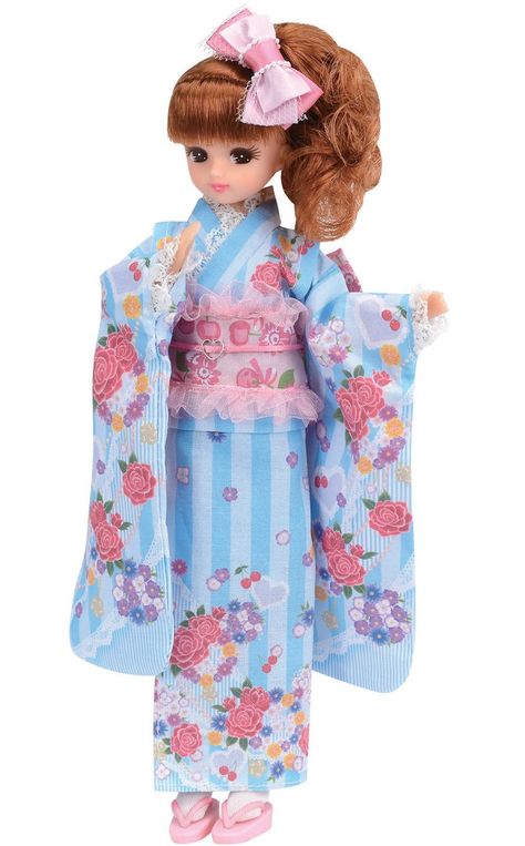 Qp Doll, Rika Chan, Japanese Kimono Fashion, Licca Chan Doll, Licca Doll, Asian Dolls, Sylvanian Family, Licca Chan, Japan Shopping