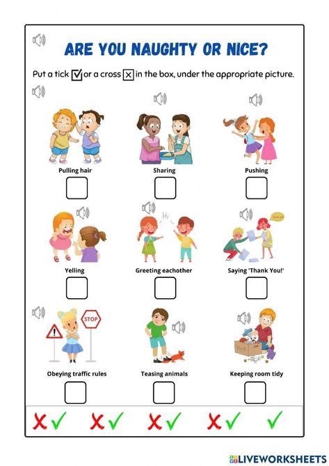 Good And Bad Manners Worksheets For Kids, Manners Worksheets For Kids, Orientation Activities For Kids, Safety At Home For Kids Worksheets, Good Manners Worksheets For Kids, Good Manners Worksheet, Manners Worksheet, Worksheet Nursery, Good Manners For Kids