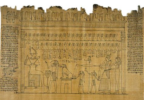 Egypt (Kemet): The Egyptian Book of the Dead- The Negative Confessions-Part 1 and 2; The Origins of the Egyptian Gods Egyptian Plagues, History Of Paper, Papyrus Paper, Ancient Paper, Ten Plagues, Ancient Egypt History, African Origins, Egyptian Mummies, Book Of The Dead