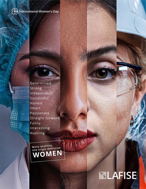 LAFISE: International women's day • Ads of the World™ | Part of The Clio Network World Womens Day, International Womens Day Poster, Master Design, Ad Of The World, Publicidad Creativa, Women Poster, International Women’s Day, Graphic Design Lessons, International Women's Day