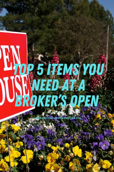 Top 5 items for your next brokers open.  #brokers #brokersopen #openhouse #realestate #realtor #realestatemarketing #marketing #openhousesupplies #supplies #brokersopensupplies #justrealestatemarketing Broker Open House Food Ideas, Brokers Open House Ideas, Broker Open House Ideas, Realtor Open House Ideas, Catering Trays, Lead Generation Real Estate, Realestate Marketing, Being Prepared, Real Estate Branding