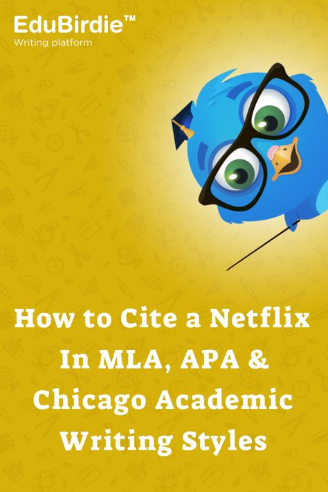 Learn how to cite a Netflix movie in various academic style formats, including APA, MLA, and Chicago with templates and examples. essay help/essay writing/essay writing tips/essay writing tips high schools/essay writing tips university/essay writing hacks/academic essay writing/essay writing tips 3rd grade/essay writing service (USA, online)/best essay writing service College Essay Prompts, Language Study Notes, Argumentative Essay Outline, 1000 Word Essay, Students Motivational Quotes, Essay Writing Examples, Descriptive Essay, Writing Examples, Writing Websites