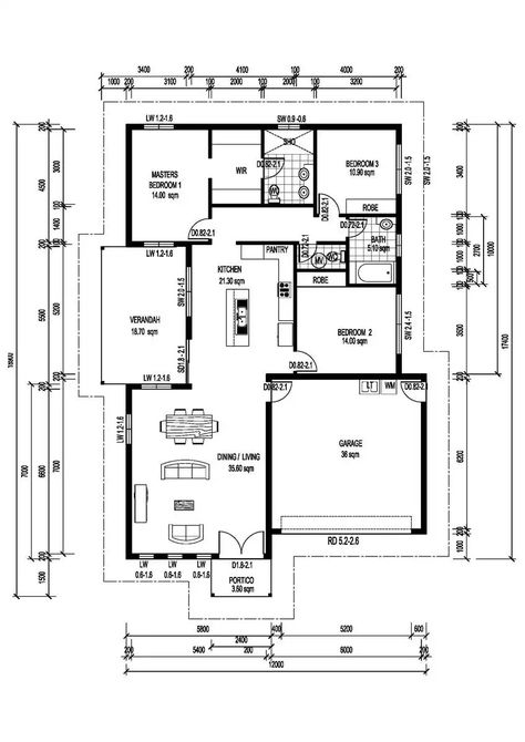 Skillion Roof House Plans, Skillion Roof House, Skillion Roof Design, Small Apartment Layout, Sloping Roof, Skillion Roof, Open Floor House Plans, Small Floor Plans, Indian House Plans