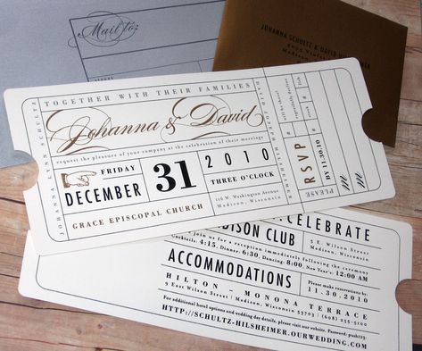 Movie Ticket Wedding Invitations, Wedding Invitations Template, Ticket Wedding Invitations, Movie Wedding, Vintage Ticket, Invitations Template, Wedding Movies, Ticket Design, Ticket Invitation