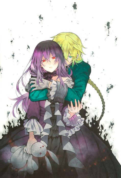 Mochizuki Jun, Pandora Hearts, Jack Vessalius, Lacie Baskerville, Lolita Fashion, Hug From Behind Lacie Baskerville, Jack Vessalius, Pandora Hearts Oz, Oz Vessalius, Tsubaki Chou Lonely Planet, Jun Mochizuki, Persona Anime, Pandora Heart, Case Study Of Vanitas