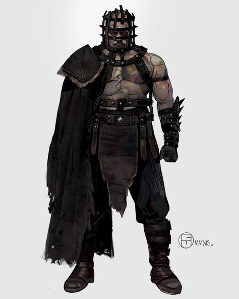 ArtStation - Cage Head Brian Matyas, D20 Modern, Villain Character, The Grim, Mad Max, Fantasy Inspiration, Post Apocalyptic, Character Portraits, Bad Guy