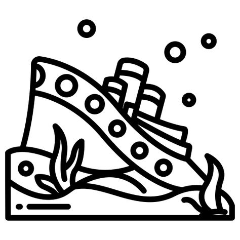 Shipwreck Drawing Easy, Shipwreck Drawing, Simple Sketches, Scripture Decor, Sticker Printer, Fashion Drawing Sketches, Easy Doodle Art, Drawing Easy, Sketches Easy