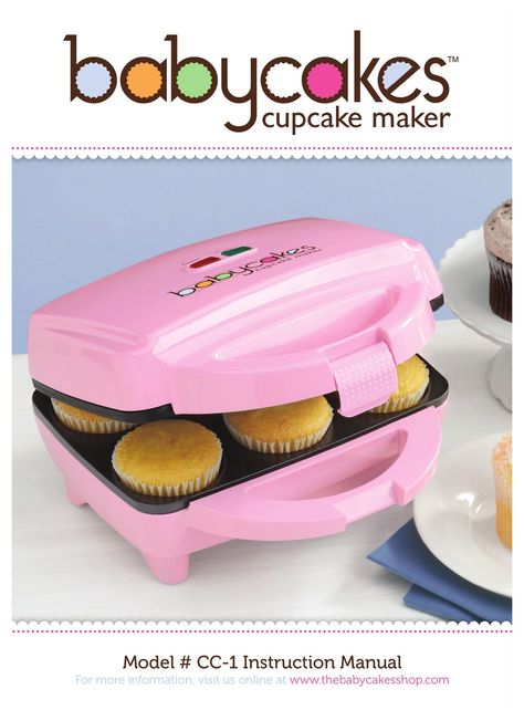 Cupcake Maker Machine, Cupcake Maker Recipes, Baby Cakes Maker, Babycakes Cupcake Maker, Babycakes Cake Pop Maker, Baking Appliances, Waffle Sticks, Cake Pop Maker, Cupcake Maker