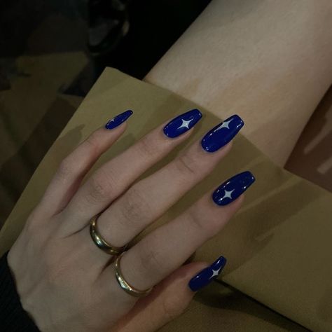 Trendy Nails Ideas 2023 Winter, Nail Inspo Dark Blue, Navy Blue Nail Designs, Future Nails, Era Tour, Dark Blue Nails, Navy Nails, Navy Blue Nails, Prom Inspo