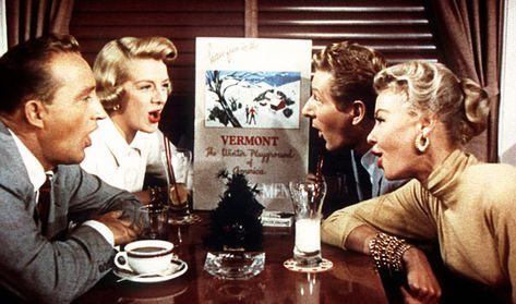 Top Christmas Movies, White Christmas Snow, White Christmas Movie, Vera Ellen, Rosemary Clooney, Best Christmas Movies, Movie Blog, Bing Crosby, All I Want For Christmas