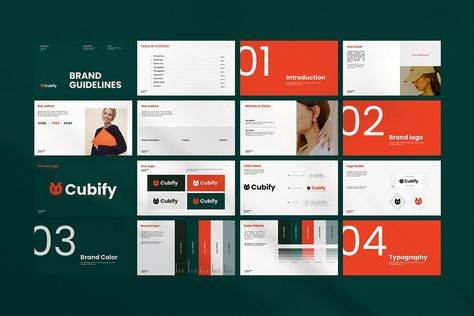 Branding Guideline Template on Behance Brand Guidelines Design, Guideline Template, Brand Guidelines Template, Presentation Deck, Visual Identity System, Brand Manual, Life Hacks Computer, Powerpoint Presentation Design, Brand Strategist