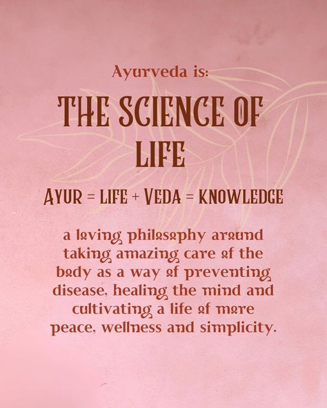 🚨NEW COURSE ALERT!🚨 I’ve been working on this one behind the scenes for a couple of months now… 🌺 HARMONY: An Introduction to Ayurvedic Living for the Western Body Ayurvedic living is simply the science of life or, the science of self-care as I like to call it. It is a big and vast science that can seem overwhelming at first - and I wanted to create something for you to simply dip your toes into. Over six weeks, we will cover the basics: - Samkhya Philosophy - The Gunas - The Panc... Who Knows, Working Together, Ayurveda, Energy Healing, Disease, Philosophy, Self Care, Knowing You, Behind The Scenes