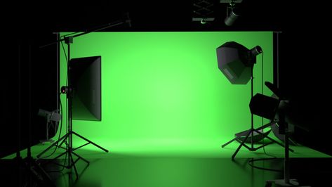 Best Green Screen, Green Screen Photography, Studio Illustration, Screen Photography, Green Studio, Green Screen Footage, Video Booth, Ad Photography, Best Wallpaper Hd