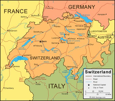 Map Of Switzerland Cities, Switzerland Map Travel, Bellinzona Switzerland, Italy Geography, Switzerland Map, Europe Country, Switzerland Trip, Map Of Switzerland, Dream Country