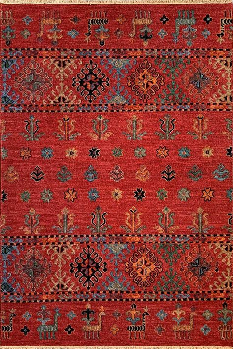 Multicolored Red Area Rug - Pangaea Carpets and Area Rugs Blue And Green Living Room, Arab Aesthetic, Tibetan Rugs, Classic Rug, Green Living Room, Southwestern Area Rugs, Design Theory, Sundance Catalog, St Albans