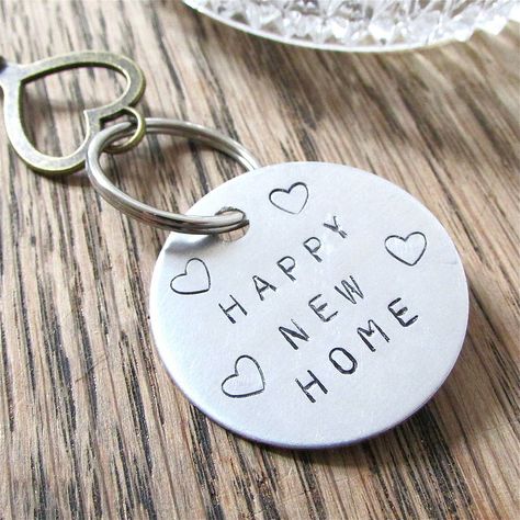 house warming new home key ring by edamay | notonthehighstreet.com Buy House First Home, Buying New Home, New Home Aesthetic, Ring Warming, Key House, Buying A House, Happy New Home, Buy A House, Architecture Model Making