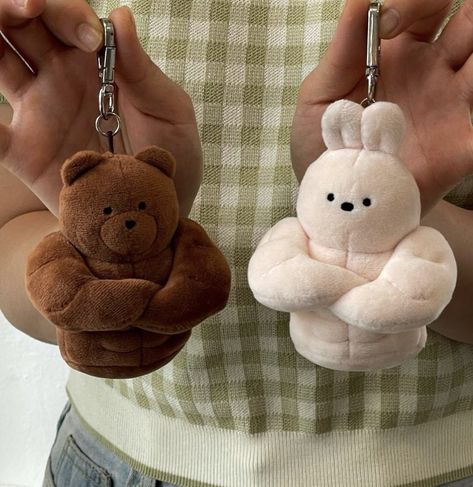 Stuff Animal Keychain, Bear Toy Aesthetic, Cute Plush Keychain, Plushie Accessories, Keychain Plushies, Stuffed Keychain, Plushies Aesthetic, Plushie Keychain, Kawaii Keychain