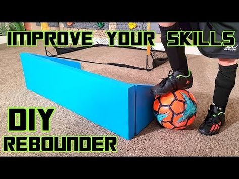 (7) DIY Soccer Rebounder Board - Soccer Trainer - YouTube Soccer Rebounder, Soccer Trainer, Soccer Room, Soccer Drills, Soccer Skills, Drills, Diy Inspiration, Diy Ideas, The Kids