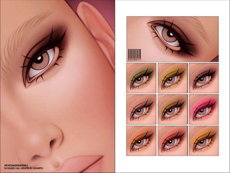 The Sims Resource - Basic Matte Eyeshadow N289 V1 The Sims 4 Eyeshadow Cc, Sims4 Eyeshadow Cc, Sims 4 Eye Makeup Cc, Sims4 Cc Makeup Eyeshadow, Custom Content Sims 4 Makeup, Eyeshadow Cc Sims 4, Sims Cc Eyeshadow, The Sims 4 Cc Make Up Eyeshadows, Sims 4 Eye Shadow