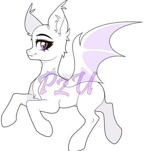 Bat Pony Base, Mlp Bat Pony, Bat Pony, Pony Base, Drawing Face Expressions, Mlp Base, Fruit Bat, My Little Pony Wallpaper, Oc Drawings