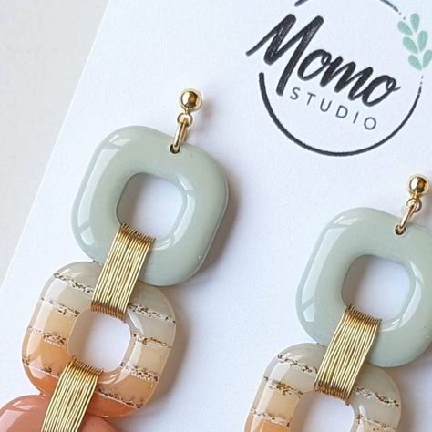 Momo Studio - Polymer Clay Jewelry on Instagram: "Translucent Layers Drop is quickly approaching!!  Set your alarms!! --> 5/31 at noon EST 🤍  Countdown reminder in my stories!  www.momostudiollc.com" Translucent Clay Earrings, Translucent Polymer Clay Earrings, Fimo Ideas, Clay Inspo, Clay Works, Handmade Clay Jewelry, Diy Jewlery, Stone Jewellery, How To Make Clay