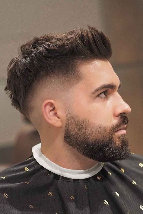 Top 16 Hairstyles For Men With Small Ears Short Faux Hawk, Mid Skin Fade, Young Men Haircuts, Faux Hawk Hairstyles, Professional Haircut, Popular Mens Hairstyles, Short Spiky Hairstyles, Long Hair On Top, Mens Haircuts