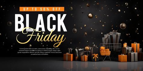 PSD psd black friday sale banner templat... | Premium Psd #Freepik #psd #discount-banner #sale-background #black-friday-banner #black-friday-flyer Black Friday Template, Black Friday Graphics, Black Friday Banner Design, Sale Background, Black Friday Flyer, Black Friday Banner, Black Friday Sale Banner, Banner Black, Discount Banner